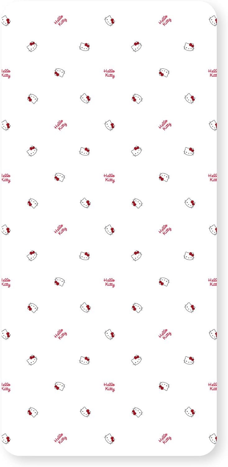 Merkloos Kinder Hoeslaken Hello Kitty Stijl 90x200 cm