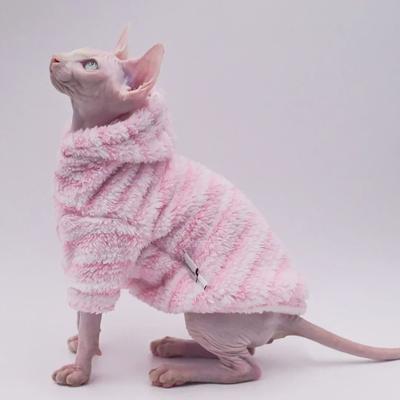 Uplift Essentials Soft Double Sided Fluffy Winter Cat Coat pink s