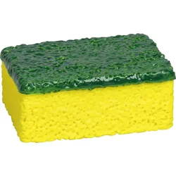 BRUNNEN Radiergummi Schwamm, grün/gelb