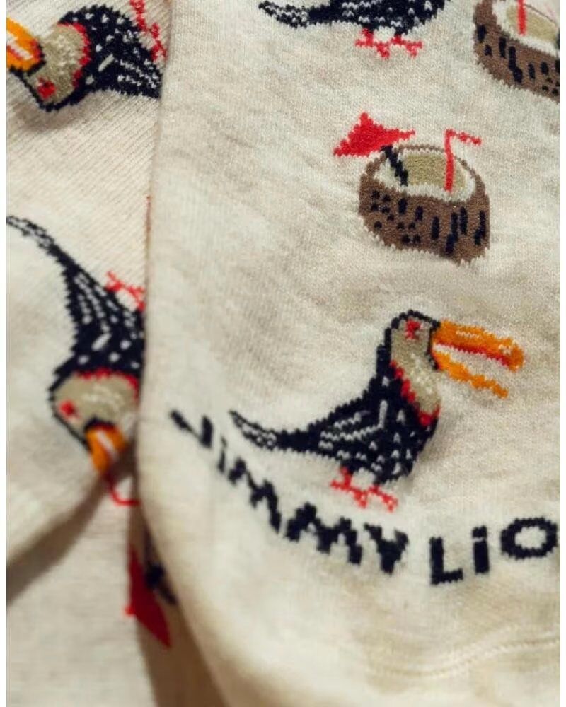 Jimmy Lion Calcetines Tropical Toucan Beige L Unisex