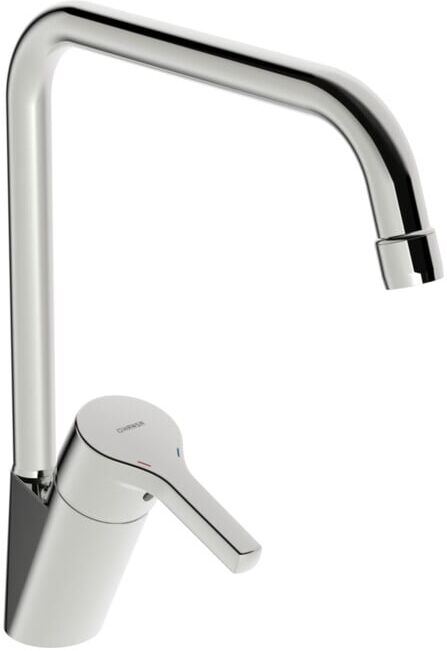 Hansa Robinet mitigeur évier HANSAPALENO pivotant, portée 221 mm, chromé (56502203)