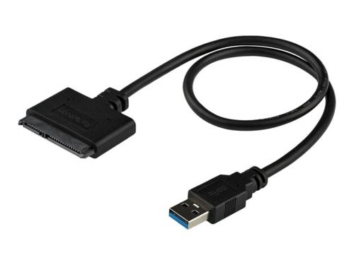 StarTech.com USB 3.0 auf 2,5 (6,4cm) SATA III Adapter Kabel mit UASP - USB 3.0 zu SATA SSD/HDD Konverter /