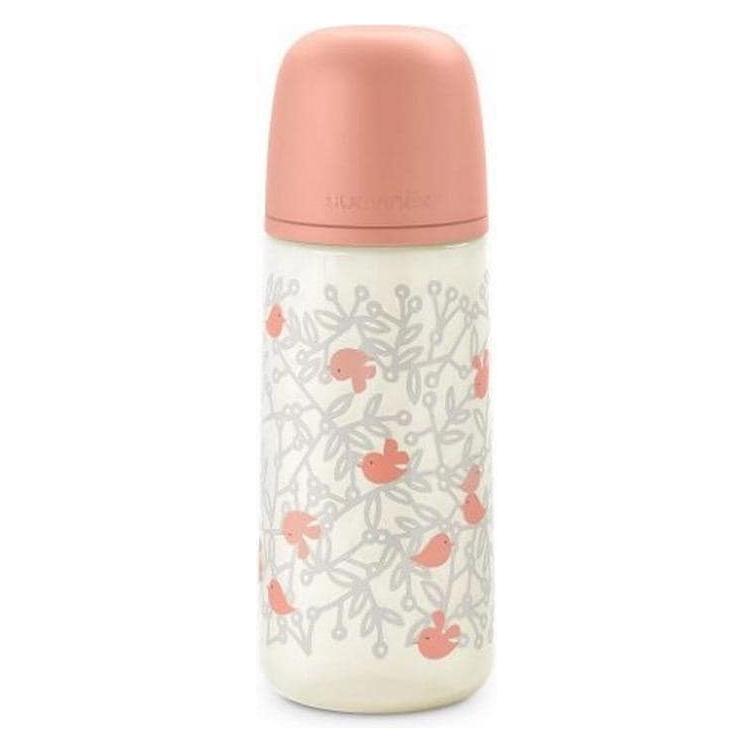 Suavinex Schoppen Birdies 360ml - Sauger SXPro L - rosa (360 ml) (SU309116)
