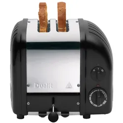 Classic Toaster Premium 2-Schlitze Schwarz matt