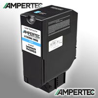 Ampertec Kompatibler Toner ersetzt Lexmark 74C2HC0 cyan