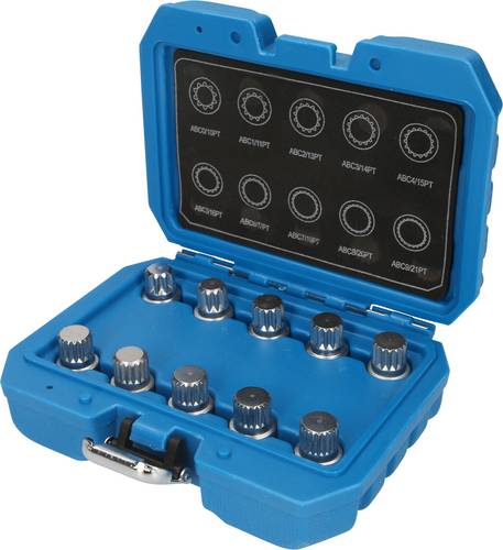 Brilliant Tools Felgenschloss-Sortiment für VW, 10-tlg BT691310