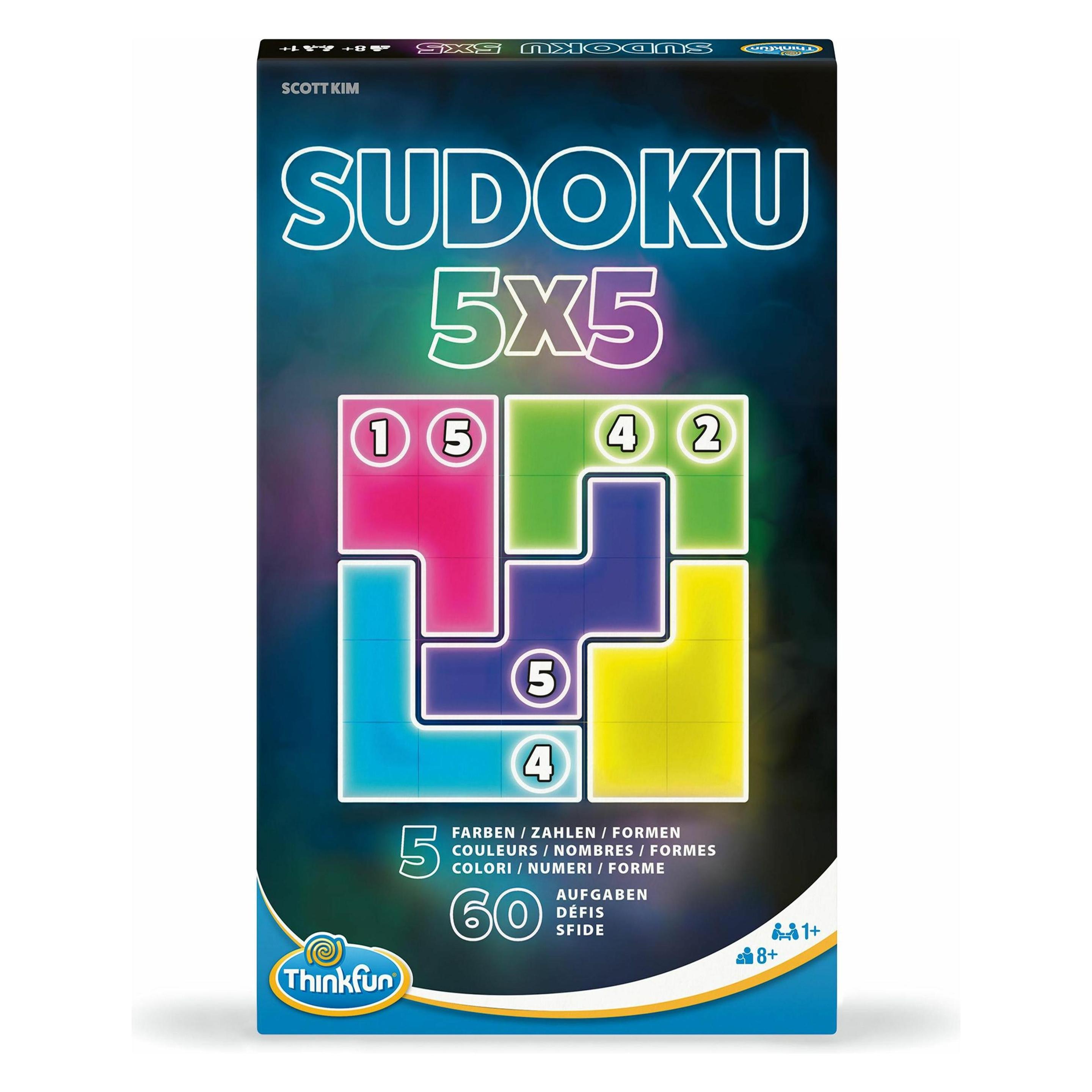 Ravensburger ThinkFun - Sudoku 5x5 (Deutsch, Französisch, Italienisch, 1 - 4 Spieler) (00.076.634)