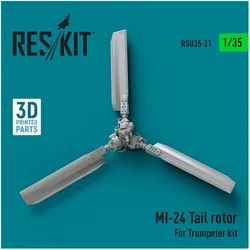 ResKit Mi-24 tail rotor for Trumpeter kit (3D printed)