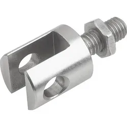 GABELSTÜCK MIT GEWINDEBOLZEN M08X20, D1=8, EDELSTAHL