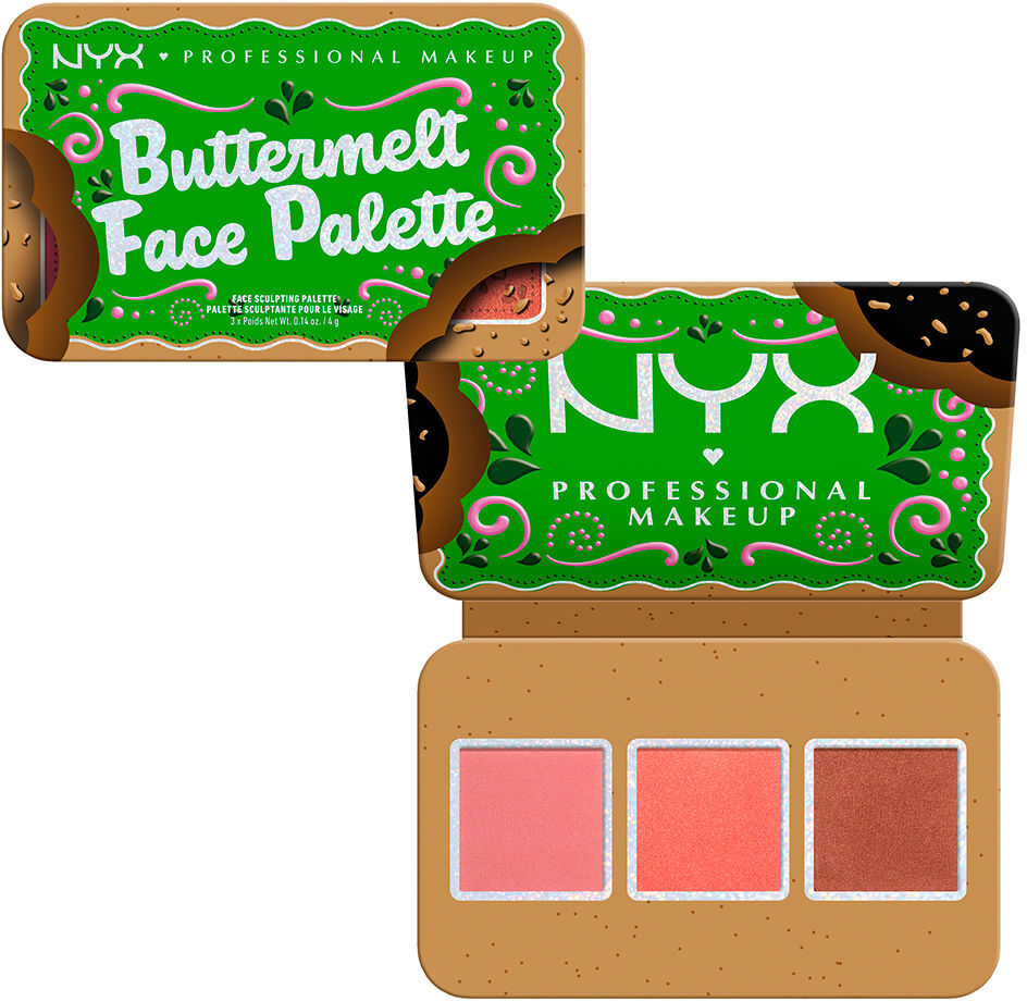 Nyx Professional Make Up Buttermelt Palette bronceador y colorete #Dark