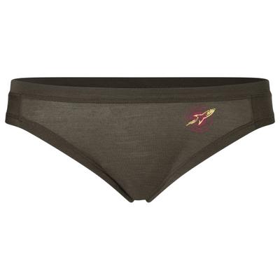 super.natural - Women's Rocket175 Thong - Merinounterwäsche Gr M braun