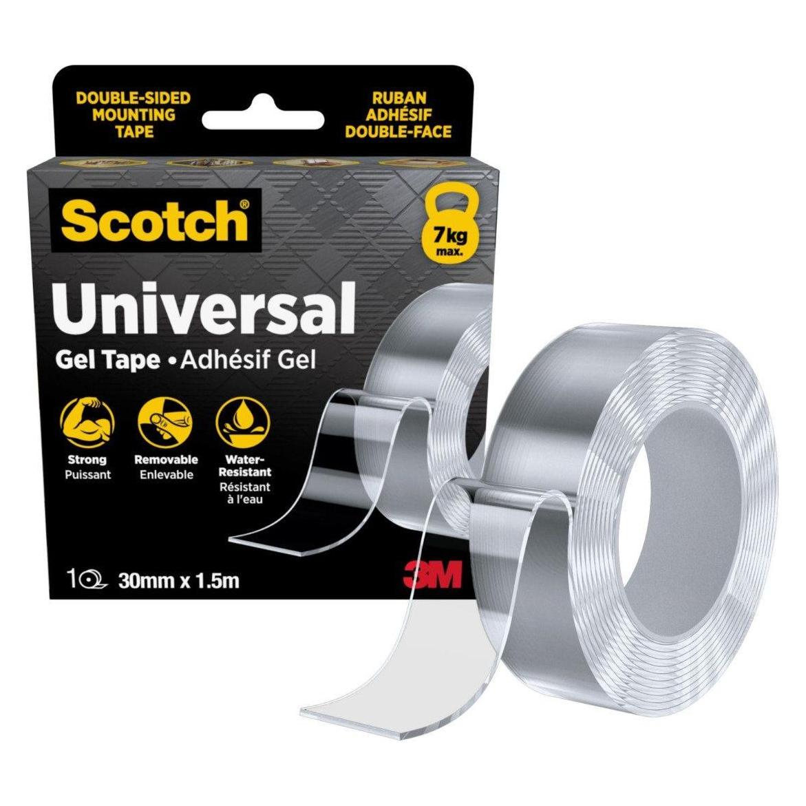 3M Scotch gel tape double sided transparent 30mmx1,5m (30 mm) (7100377909)