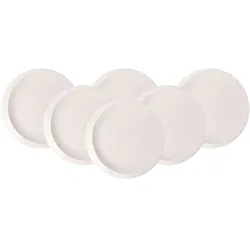 Villeroy & Boch Schale NewMoon 6 Stück, Weiss, Schüssel + Schale, Weiss