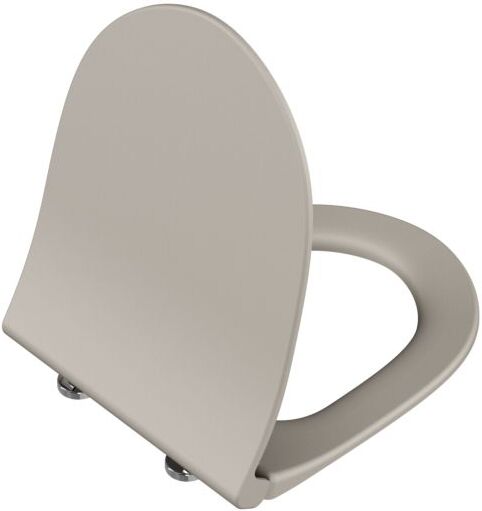 VitrA Slim Sento WC-Sitz 120-420R009 36,5x45cm, mit Absenkautomatik und Schnellverschluss, Taupe matt