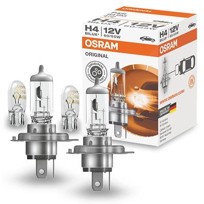 Osram 2x H4 ORIGINAL LINE 12V 55W Faltschachtel+W5W [Hersteller-Nr. 64193]