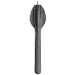 Koziol KLIKK Besteck-Set 3-tlg. nature ash grey