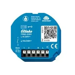 Eltako 30100540 Funk-Relaisaktor, 1 Schließer/Öffner 10A FR62-230V