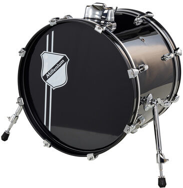 "Millenium Focus 18""x14"" Bass Drum Black Noir"