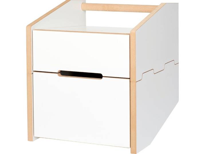 Tojo Nachttisch Tojo-cargo nachttisch, mit 2 Schubladen