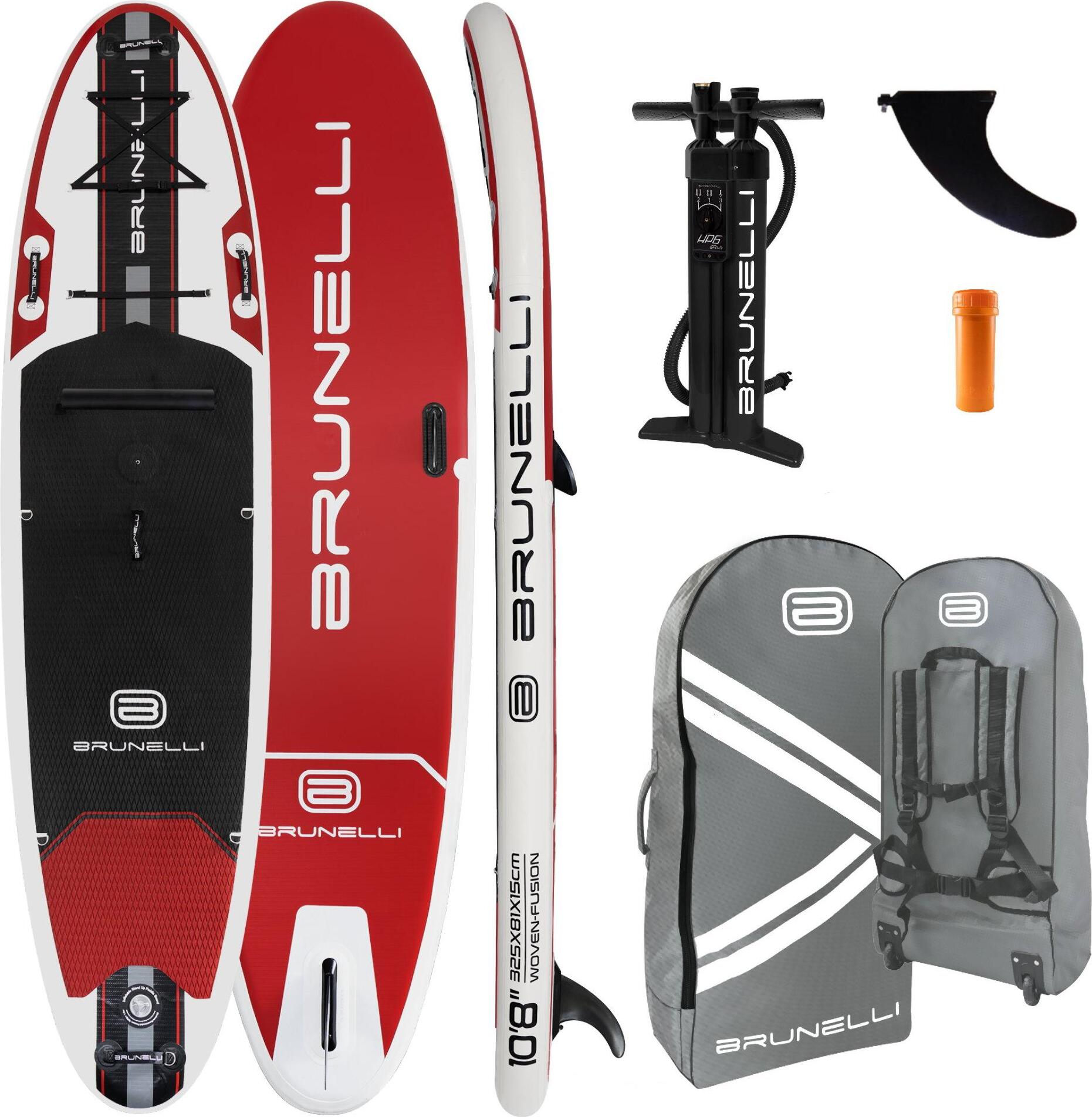 BRUNELLI 10.8 Windsurf Woven X Fusion Double Layer iSUP Board aufblasbar Stand Up Paddle Board