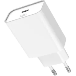 Force Power USB-C Netzladegerät 45W PD PPS QC 4.0 (45 W, 1 Port), USB Ladegerät, Weiss