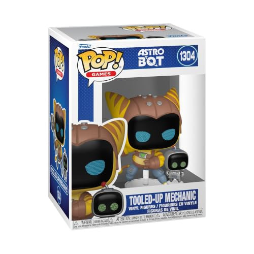 Funko Pop! Astro Bot & Buddy Gereedschapskist-monteur #1304 Vinyl Figuur