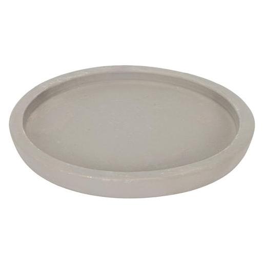 Domoletti Flowerpot plate PT.6700.022.PC, grey, 22 cm (68870889)