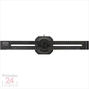 STEINLE Streichmaß 54080300, 5408, aus Aluminium, 300mm, mit Gradmesser