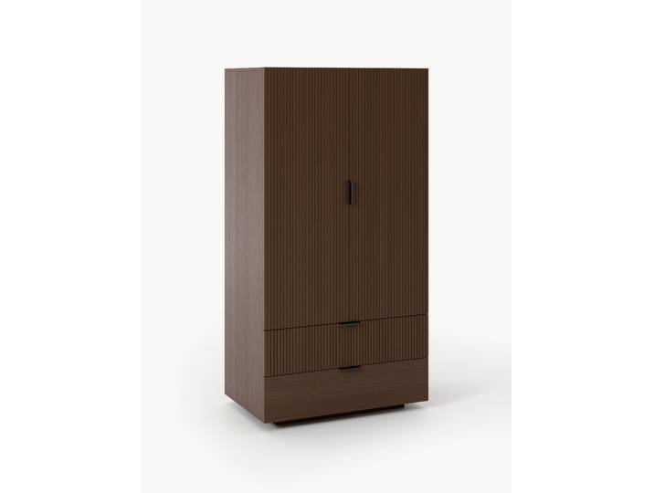 Houten compacte kledingkast Sato