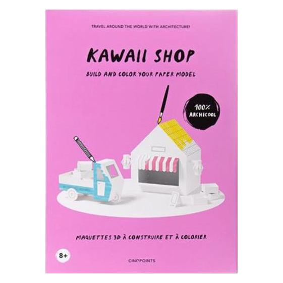 Cinqpoints Bastelset Kawaii Shop Papierspielzeug (MODKA)