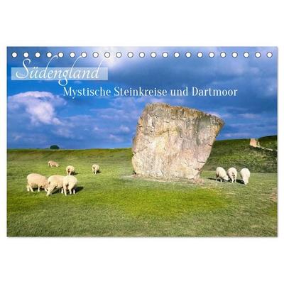 Südengland - Mystische Steinkreise und Dartmoor (Tischkalender 2027 DIN A5 quer), CALVENDO Monatskalender
