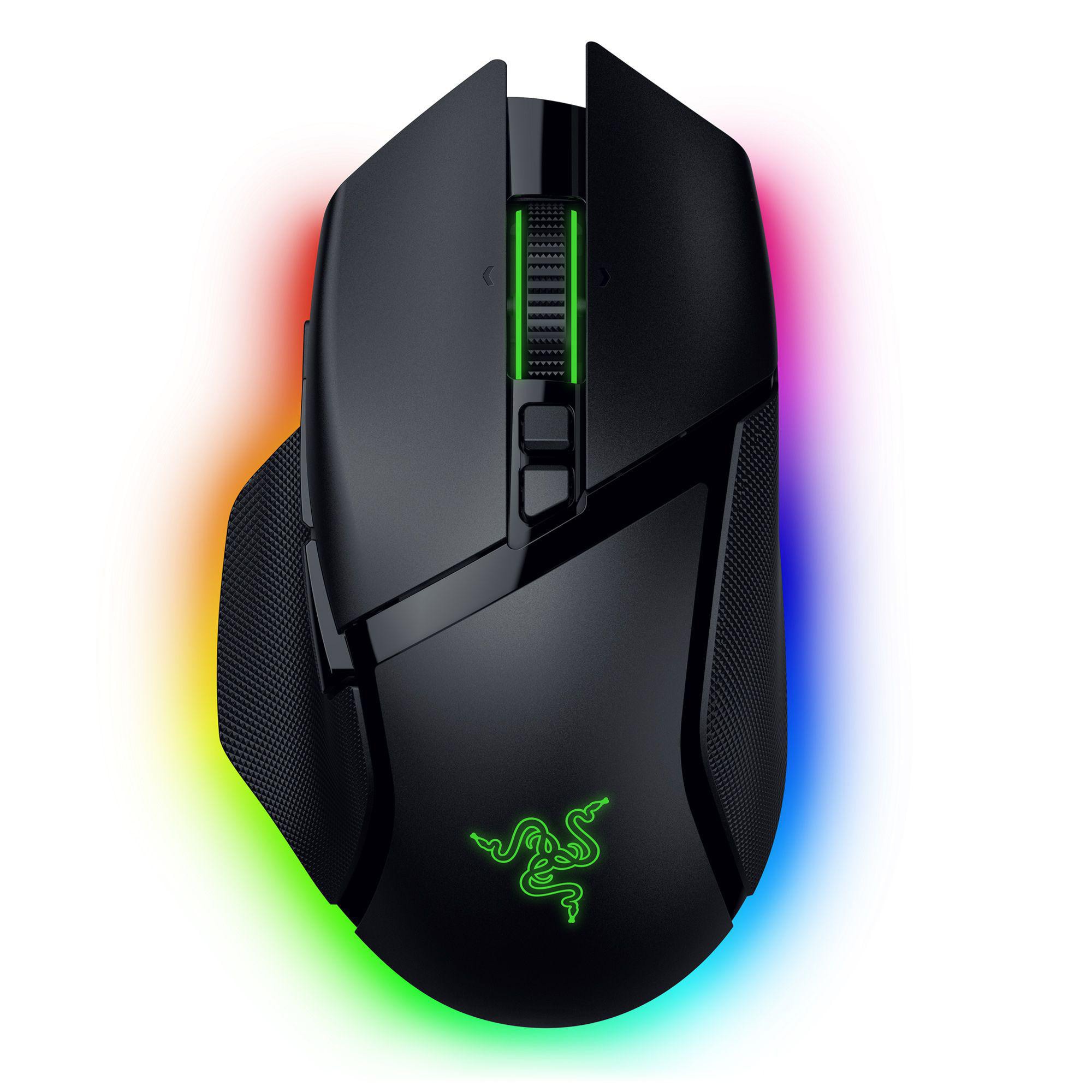 RAZER Basilisk V3 Pro 35K Gaming-Maus Schwarz kabelgebunden / kabellos für Rechtshänder