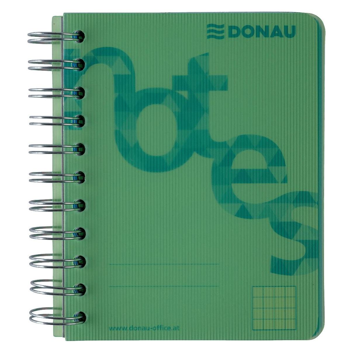 Donau Seminarblock DIN A6 140 Blatt grün (A6, Kariert, Harter Einband) (330165011)