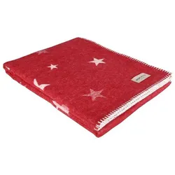 eskimo Decke Etoile 140x200 cm | rot - rot