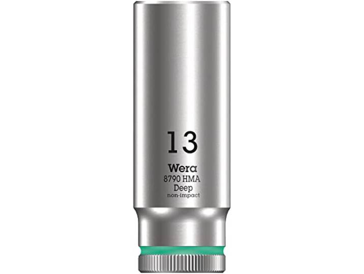 Wera 05004510001 8790 HMA Deep Douille 1/4\ \, Turquoise\, 13.0 mm