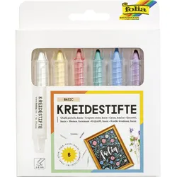 folia Kreidestifte Mehrfarbig