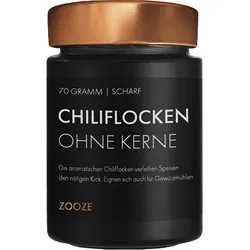Zooze Chiliflocken ohne Kerne, 70g