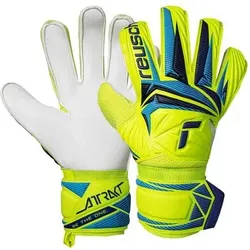 REUSCH Torwarthandschuhe Attrakt Solid, Größe 7,5 in Gelb Gelb