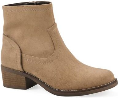 Women's Meringue Western Bootie by White Mountain in Beachwood Fabric (Size 6 M)