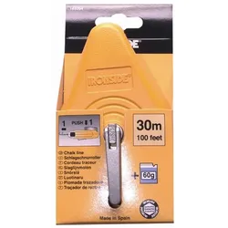 IRONSIDE Schlagschnurroller 30m mit Push Funktion,