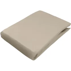 Spannbetttuch Biber camel (BL 100x200 cm) - braun - BL 100x200 cm