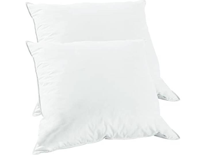 Erwin Müller Kissen Stettin 2er-Pack 70% Federn, 30% Daunen weiß Größe 80x80 cm