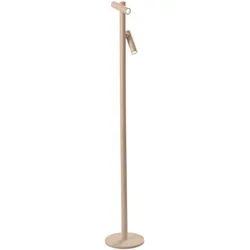 LED-Stehleuchte, 2 Leuchtenköpfe Tubo sompex sand beige, 120 cm