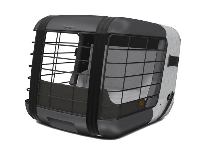4pets Caree Auto Hundebox grau