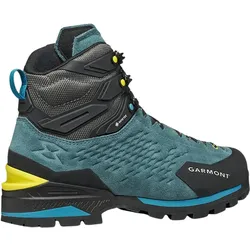 Garmont, Herren, Wanderschuhe, Ascent Evo GTX (46.5), Blau, Gelb, Türkis