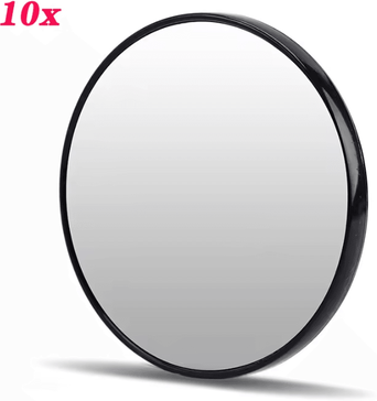 Inspire Curations 5X To 30X Suction Cup Magnifying Makeup Mirror black 10x