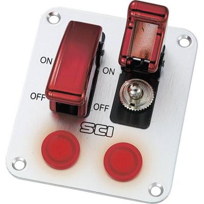 TRU Components 1587937 Kfz-Bedienpanel TC-R18-P2A 12 V/DC 20A 1 x Aus/Ein rastend 1St.