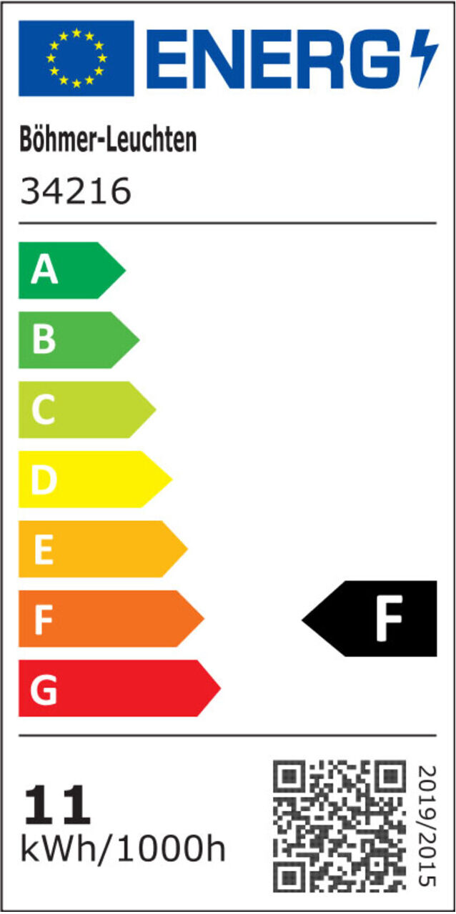 Böhmer LED-Wandleuchte 3000K 34216)