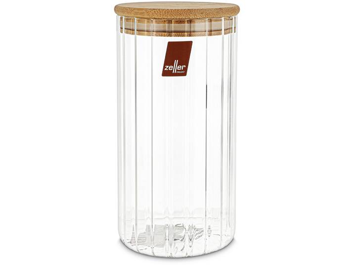 Zeller Vorratsglas mit Rillen 850ml