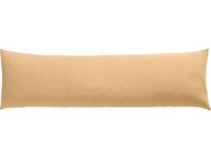 Erwin Müller Seitenschläferkissenbezug Freising Elasthan-Jersey-Stretch beige Größe 40x140 cm